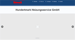 Desktop Screenshot of 100mark-heizung.de